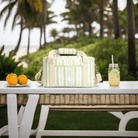 Box Cooler Sage Stripe - DACOSTA