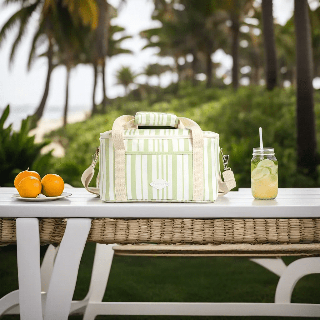 Box Cooler Sage Stripe - DACOSTA