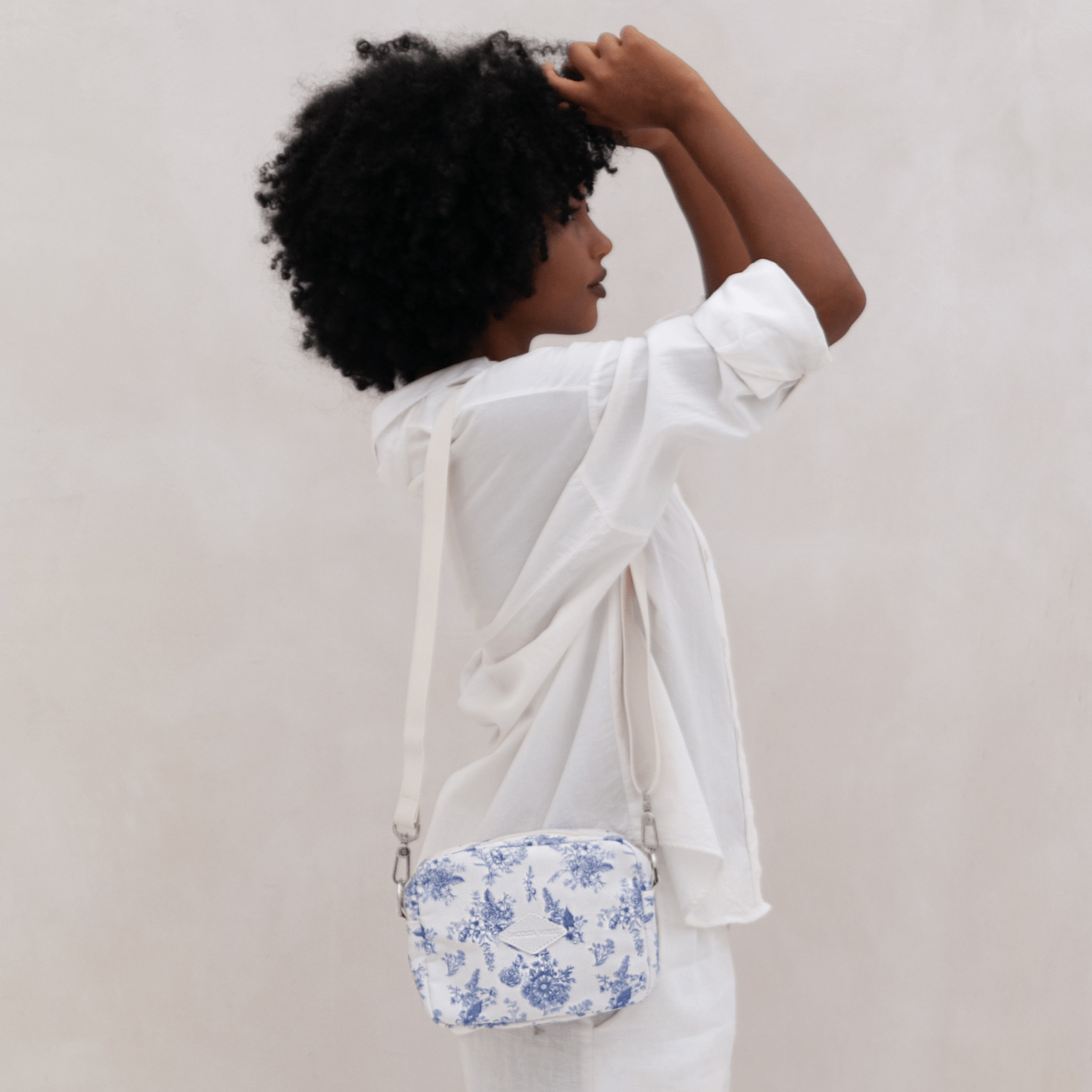 Nomad Crossbody Toile de Jouy 2L - DACOSTA
